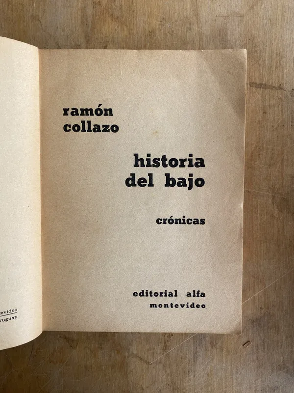 Historia del bajo - Collazo, Ramon (ñ4)