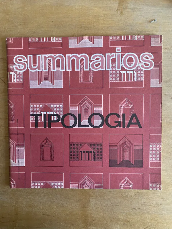 Tapa de Summarios. Tipologia - (3m1)
