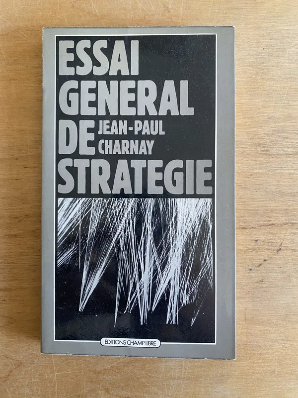 Tapa de Essai general de Strategie - Charnay, Jean Paul (3m2)