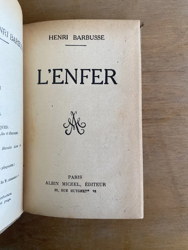 L'enfer - Barbusse, Henri (3m2)