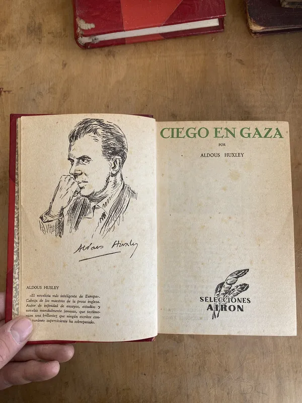 Tapa de Ciego en gaza - Huxley, Aldous (L6)