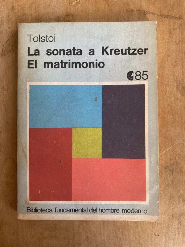 Tapa de La sonata a Kreutzer. El matrimonio - Tolstoi (c5)