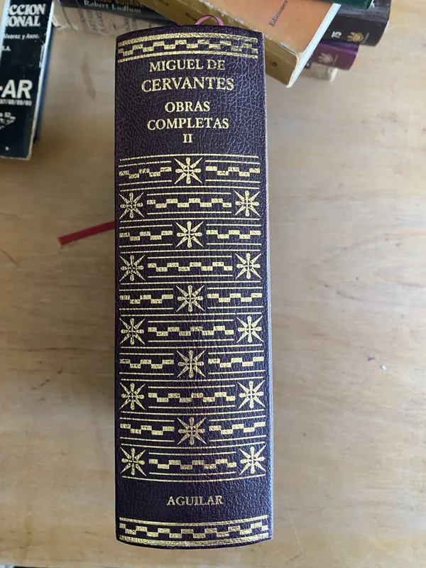 Tapa de Obras completas II - De Cervantes, Miguel (3i3)