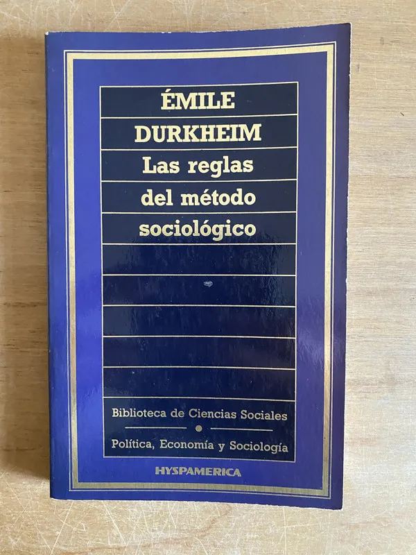 Las reglas del metodo sociologico - Durkheim, emile (3k2)