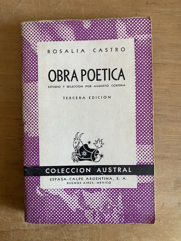 Tapa de Obra poetica - Castro, Rosalia (3k2)