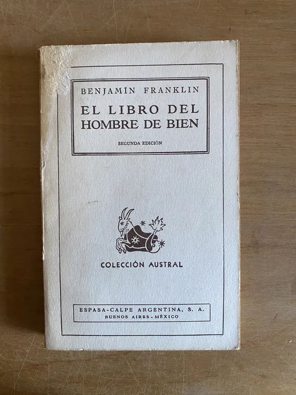 El libro del hombre de bien - Franklin, Benjamin (3k2)