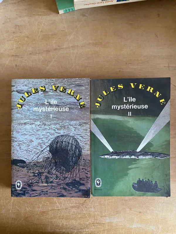 Tapa de L'île mysterieuse (I y II) - Verne, Jules (3k2)