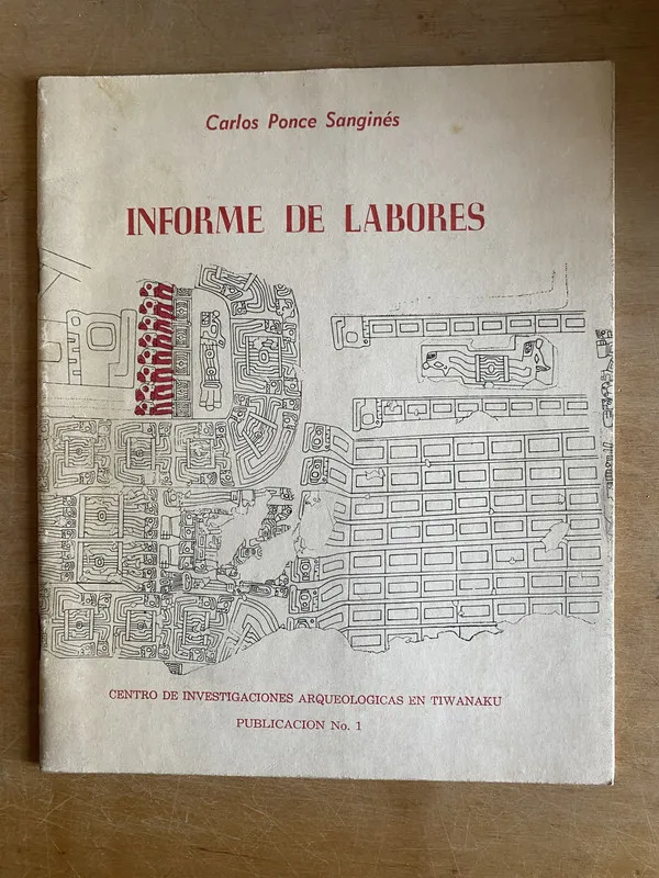 Tapa de Informe de labores - Ponce Sangines, Carlos (3k3)