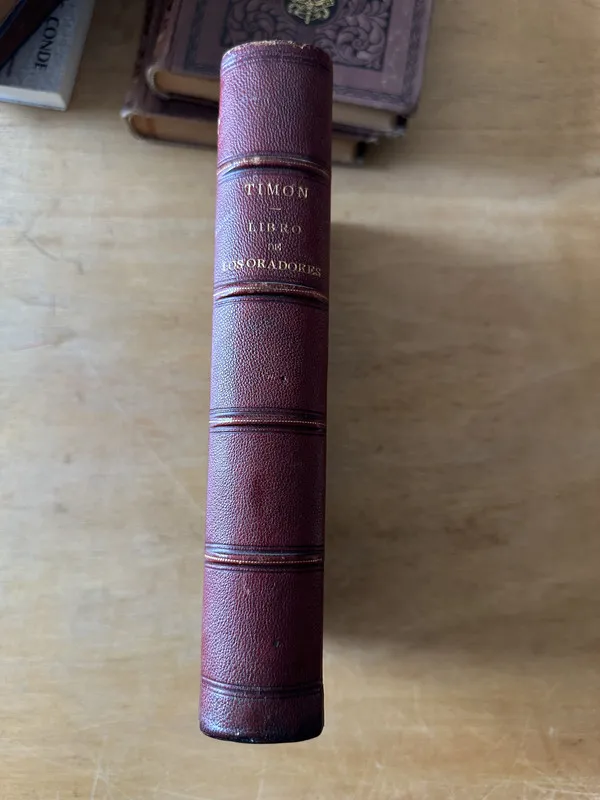 Tapa de Libro de los Oradores - Timon (3K4)
