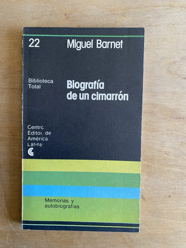 Tapa de Biografia de un cimarron - Barnet, Miguel (2cf)