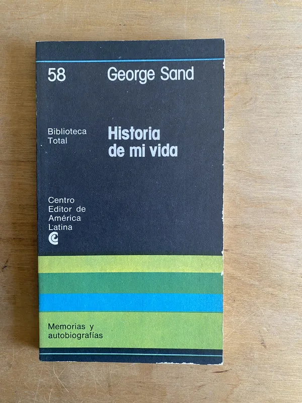 Tapa de Historia de mi vida - Sand, George (2cf)