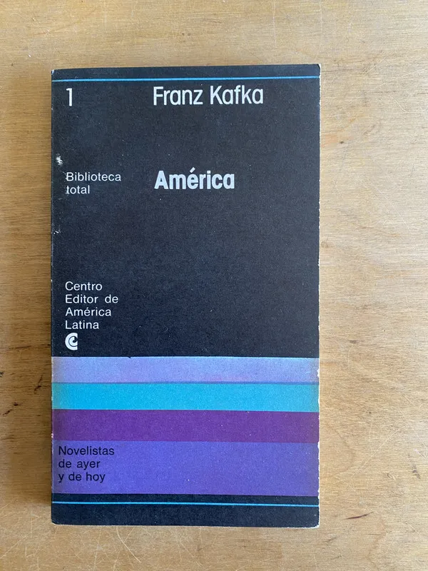Tapa de America - Kafka, Franz (2cf)