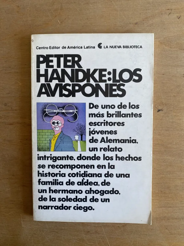 Tapa de Los avispones - Handke, Peter (2cf)