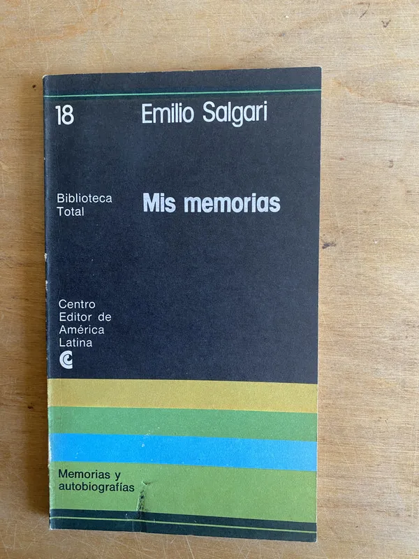 Tapa de Mis memorias - Salgari, Emilio (2cf)