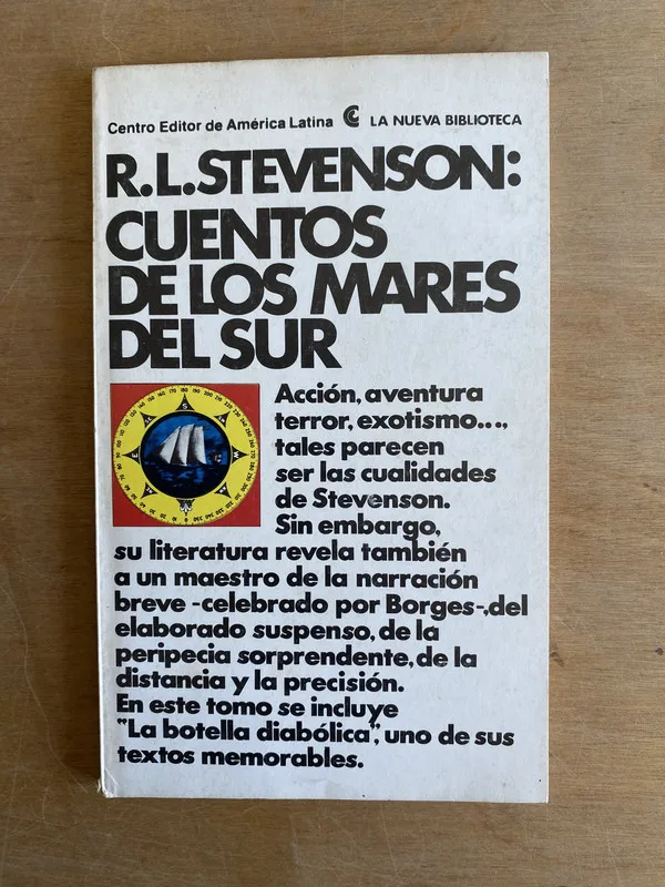 Tapa de Cuentos de los Mares del Sur - Stevenson, R. L (2cf)