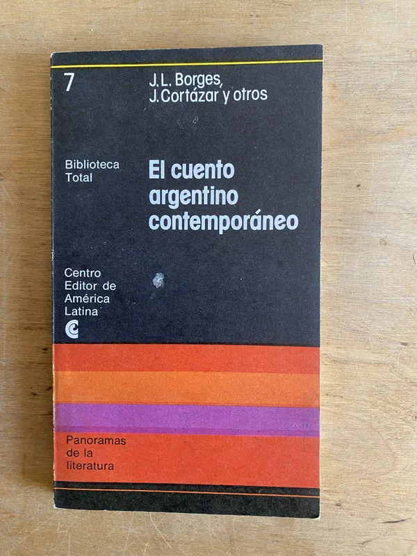 Tapa de El cuento Argentino contemporaneo - Borges; Cortazar (2cf)