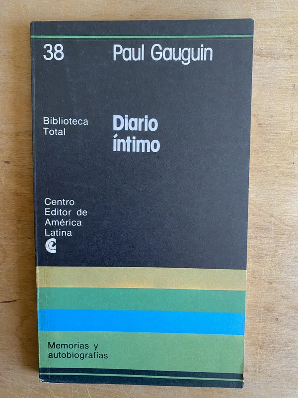 Tapa de Diario intimo - Gauguin, Paul (2cf)
