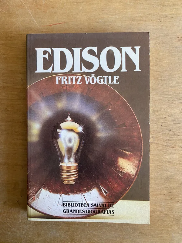 Tapa de Edison - Vögtle, Fritz (2cf)