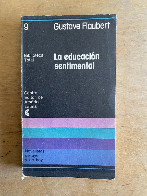 Tapa de La educacion sentimental - Flaubert, Gustave (2cf)