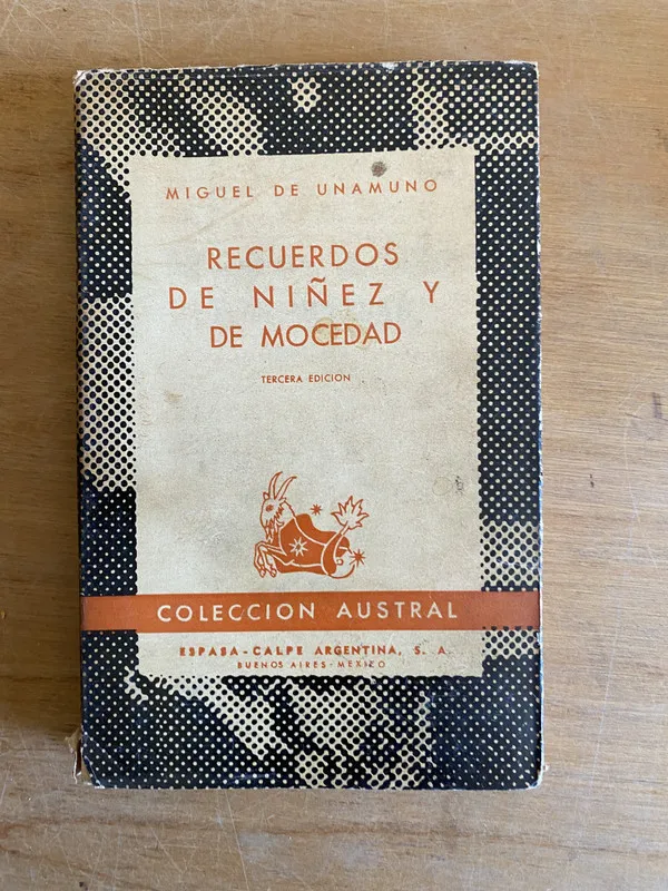 Tapa de Recuerdos de niñez y de mocedad - De Unamuno, Miguel (3n3)