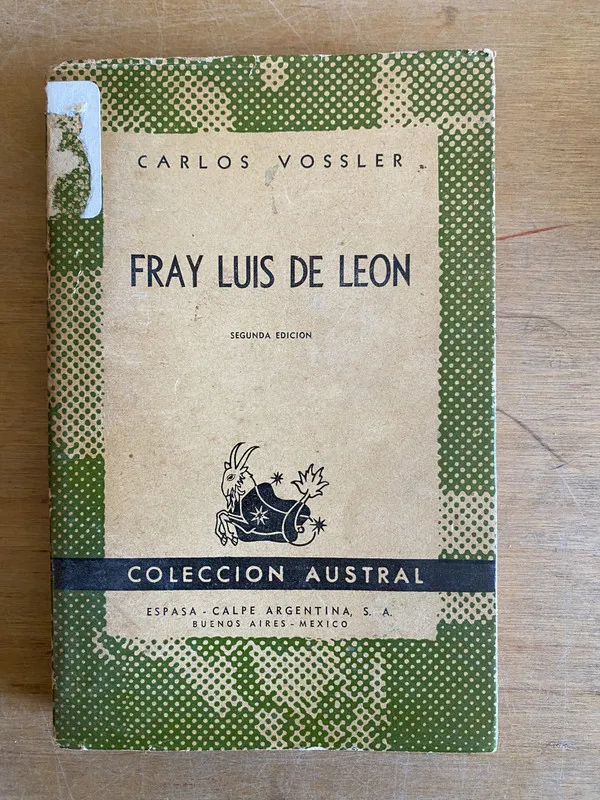 Fray Luis de Leon - Vossler, Carlos (3n3)