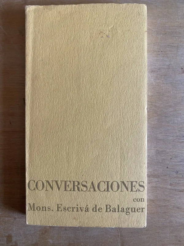 Tapa de Conversaciones con Mons. Escriva de Balaguer - (3n2)