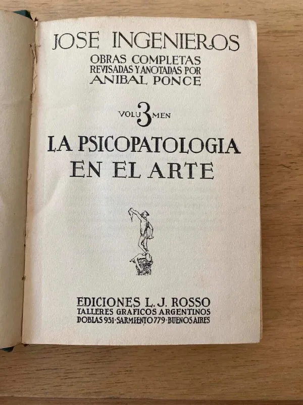 La Psicopatologia En El Arte - Ingenieros, Jose (v2)