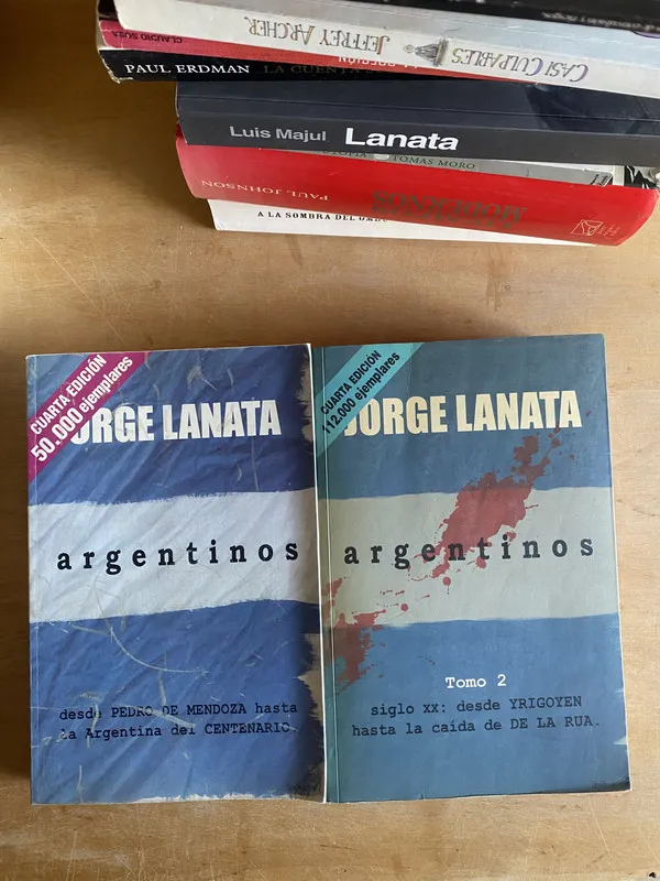 Tapa de Argentinos (2 tomos- Lanata, Jorge (3n7)