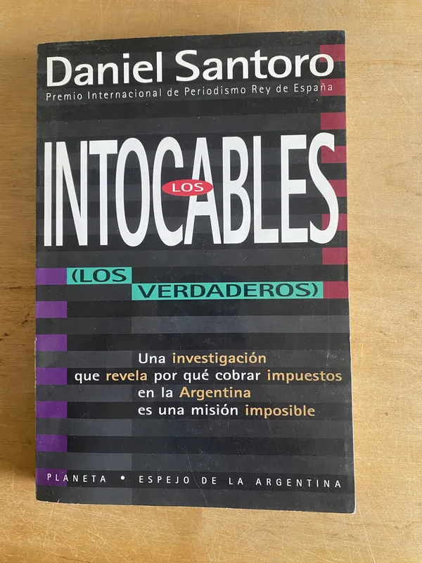 Tapa de Los intocables (los verdaderos) - Santoro, Daniel (2v1)
