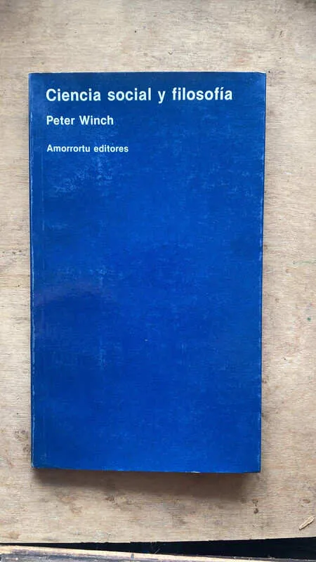 Ciencia Social Y Filosofia - Winch, Peter (aa6)