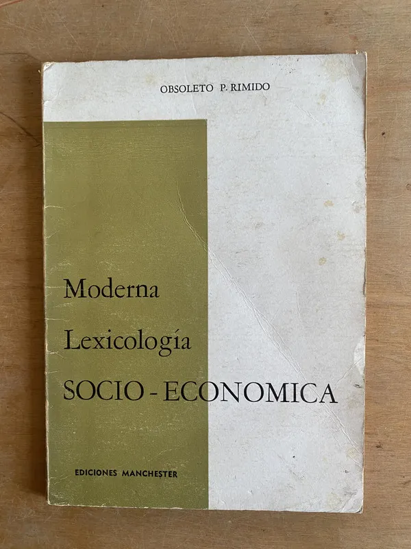 Moderna lexicologia socio-economica - Rimido (3i2)
