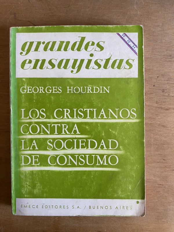 Tapa de Los cristianos contra la sociedad de consumo - Hourdin (3i2