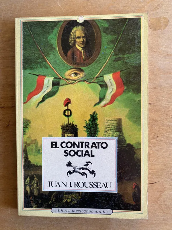 Tapa de El contrato social - Rousseau, Juan. J (3i6)
