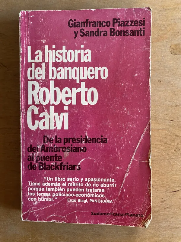 La historia del banquero Roberto Calvi- Piazzesi (3i4)