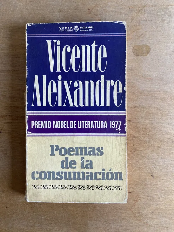 Poemas de la consumacion - Vicente, Aleixandre (3f4)