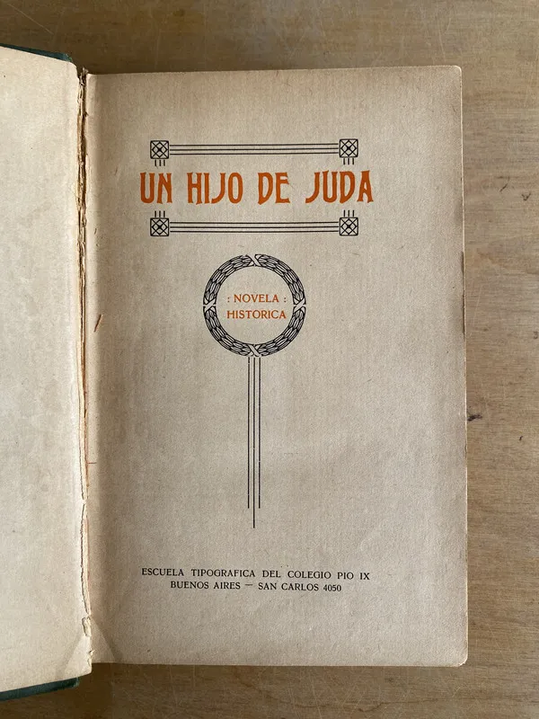 Tapa de Un hijo de juda - (3f4)