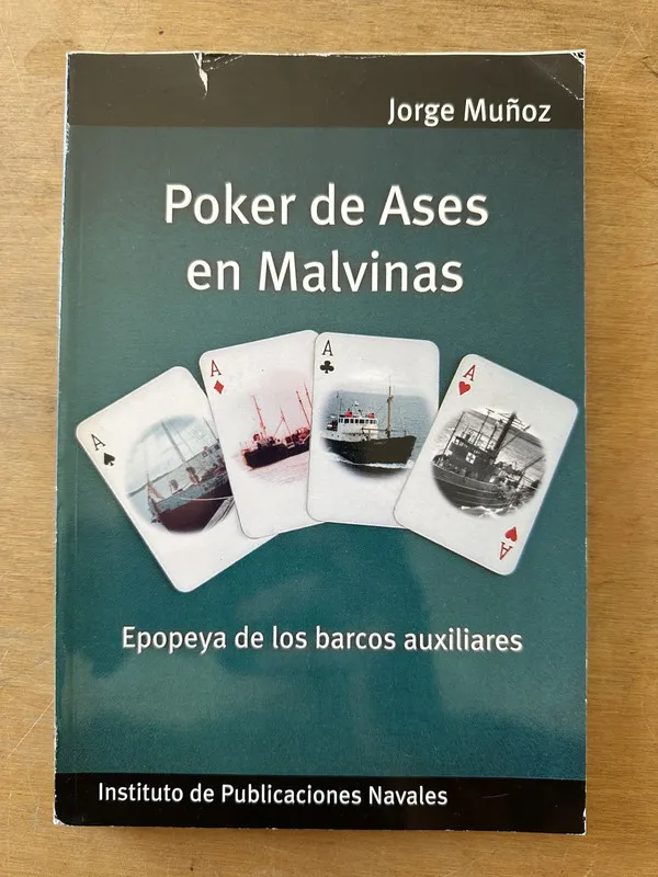 Tapa de Poker de Ases en Malvinas - Muñoz Jorge (3L2)
