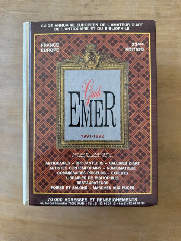 Tapa de Guide Emer 1991–1992 - (3L2)