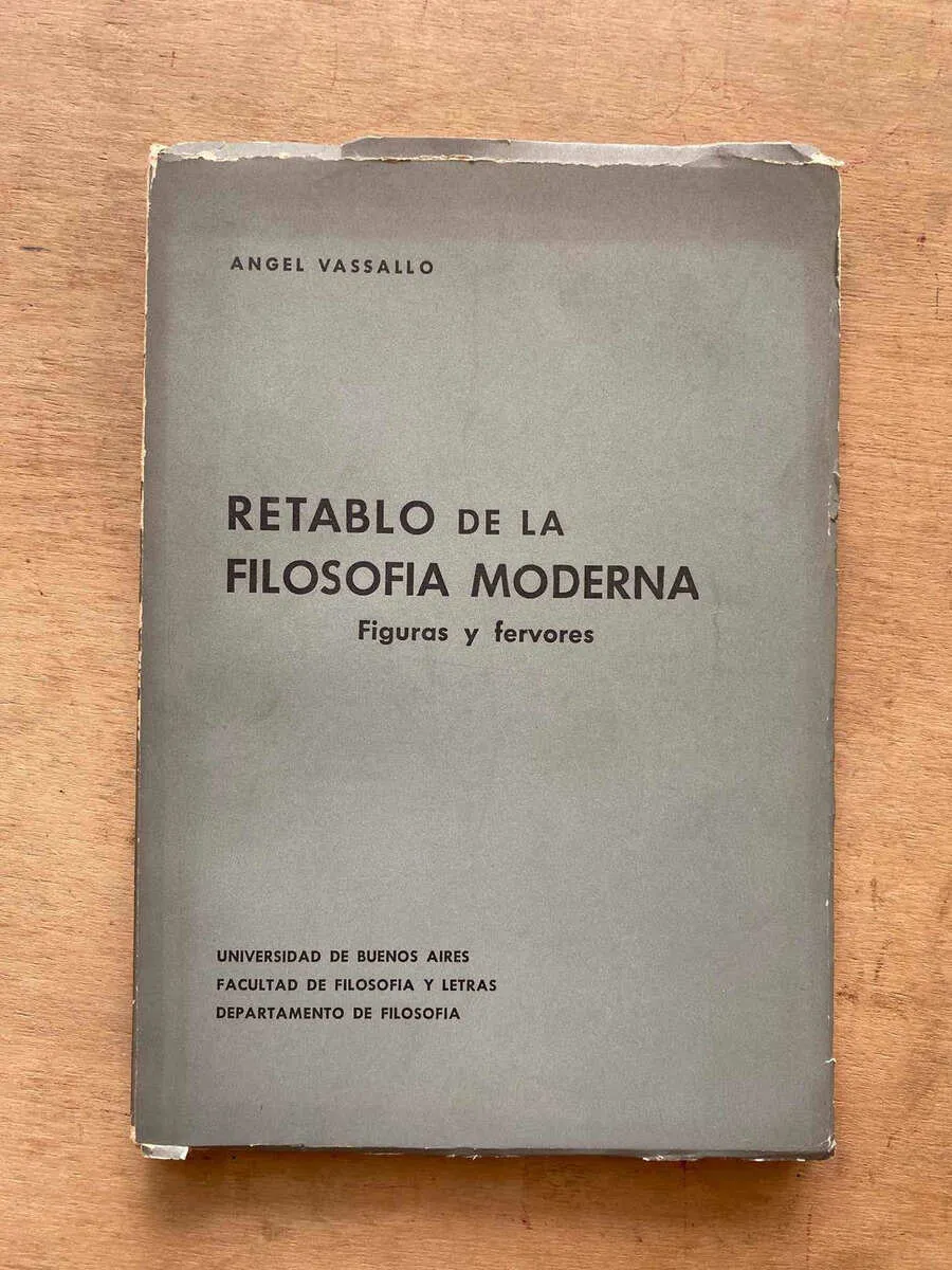 Retablo De La Filosofia Moderna. Figuras y- Vasallo (t2)