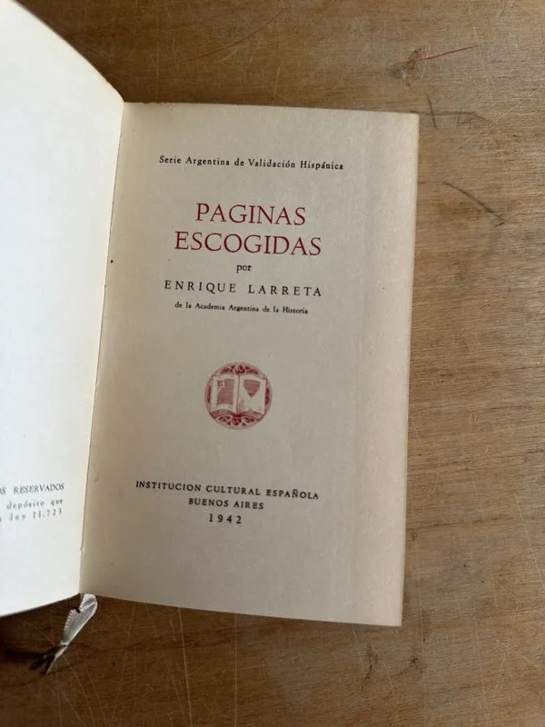 Paginas escogidas - Larreta Enrique (2t7)