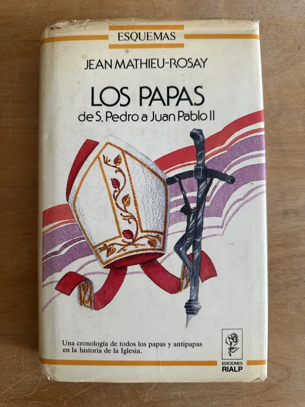 Los papas. De San Pedro a Juan Pablo II- Mathieu-Rosay (2o4