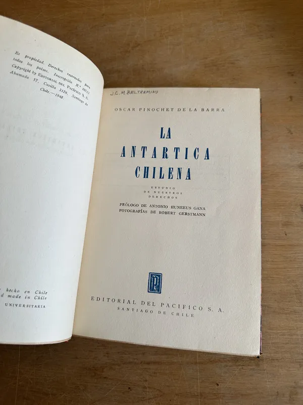 La Antartica chilena - Pinochet de la Barra Oscar (2L1)