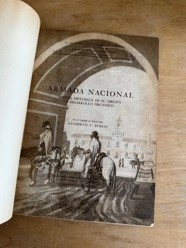 Tapa de Armada nacional - Burzio Humberto F. (2L1)