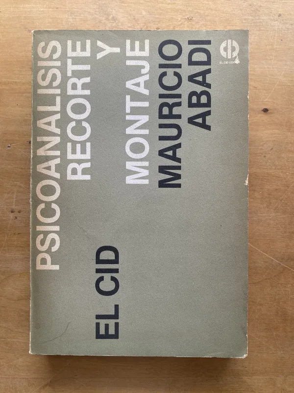Tapa de Psicoanalisis recorte y montaje - Abadi Mauricio (LL5)