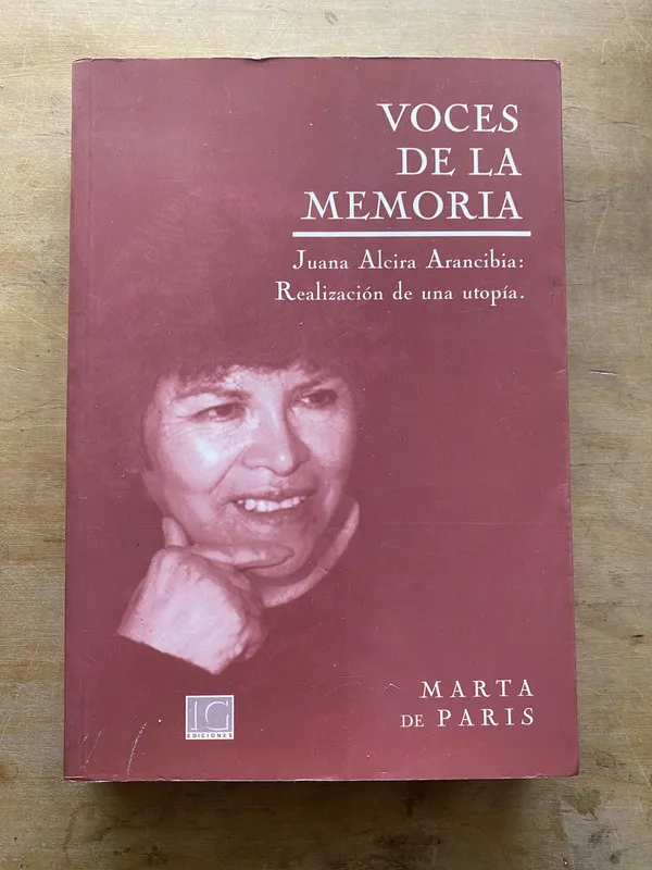 Voces de la Memoria. Juana Alcira Arancibia- De Paris (LL0)
