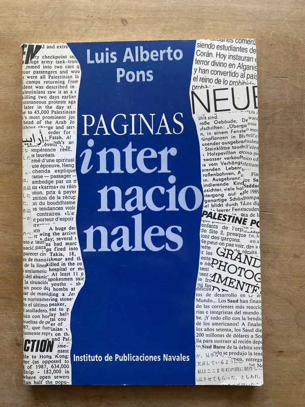Tapa de Paginas internacionales - Pons Luis Alberto (LL0)