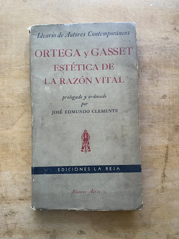 Ortega y Gasset Estetica de la razon vital - Clemente (aa2)