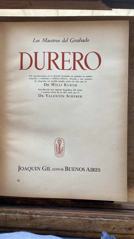 Los Maestros Del Grabado Durero - Kurth; Scherer (ee7)