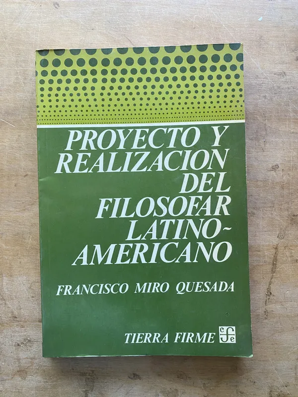 Proyecto y realizacion del filosofar lat- Miro Quesada (aa2