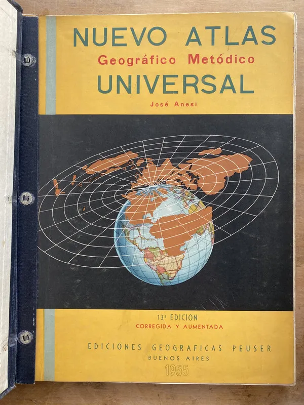 Tapa de Nuevo Atlas geografico metodico universal - Anesi Jose (e0)